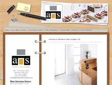 Tablet Screenshot of aberdeenofficesupplies.com